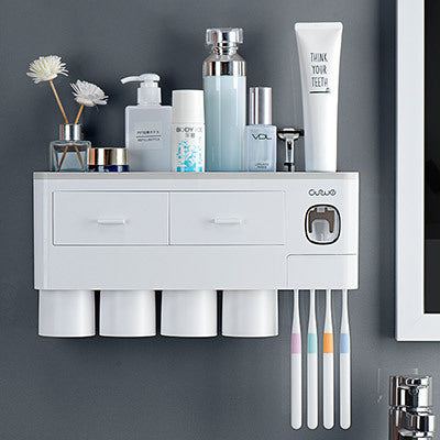 Magnetic Toothbrush Holder Storage Rack