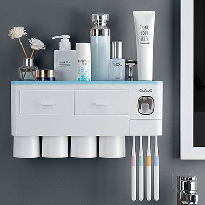 Magnetic Toothbrush Holder Storage Rack
