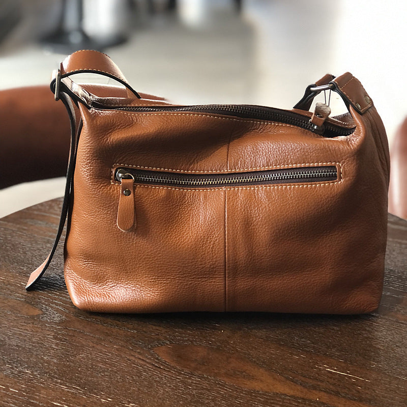 Full Grain Leather Crossbody Bag Leather Shoulder Bag For Women Gift For Women
