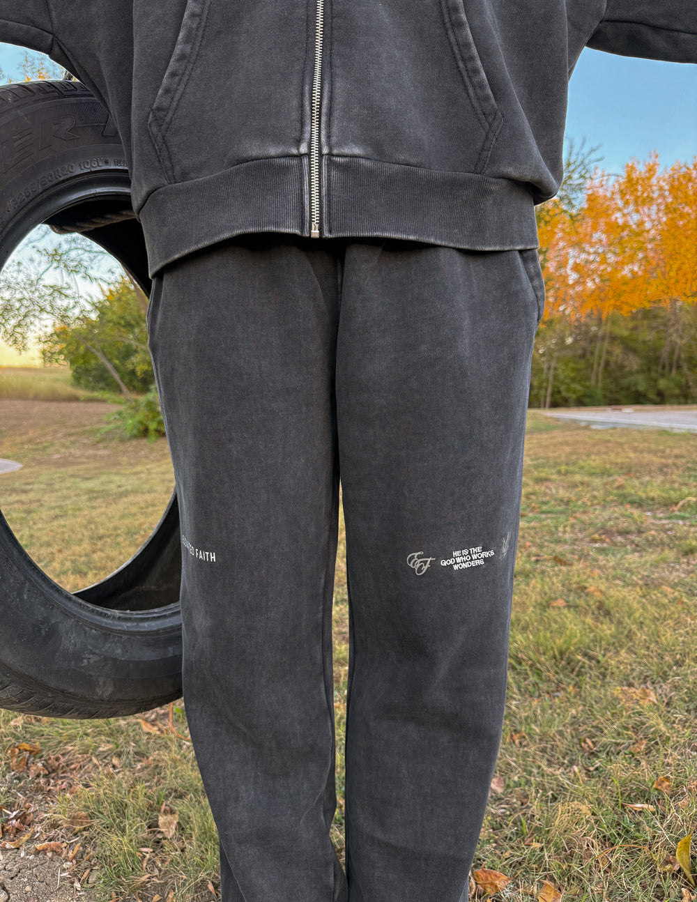 God of Miracles Wide Leg Sweatpant