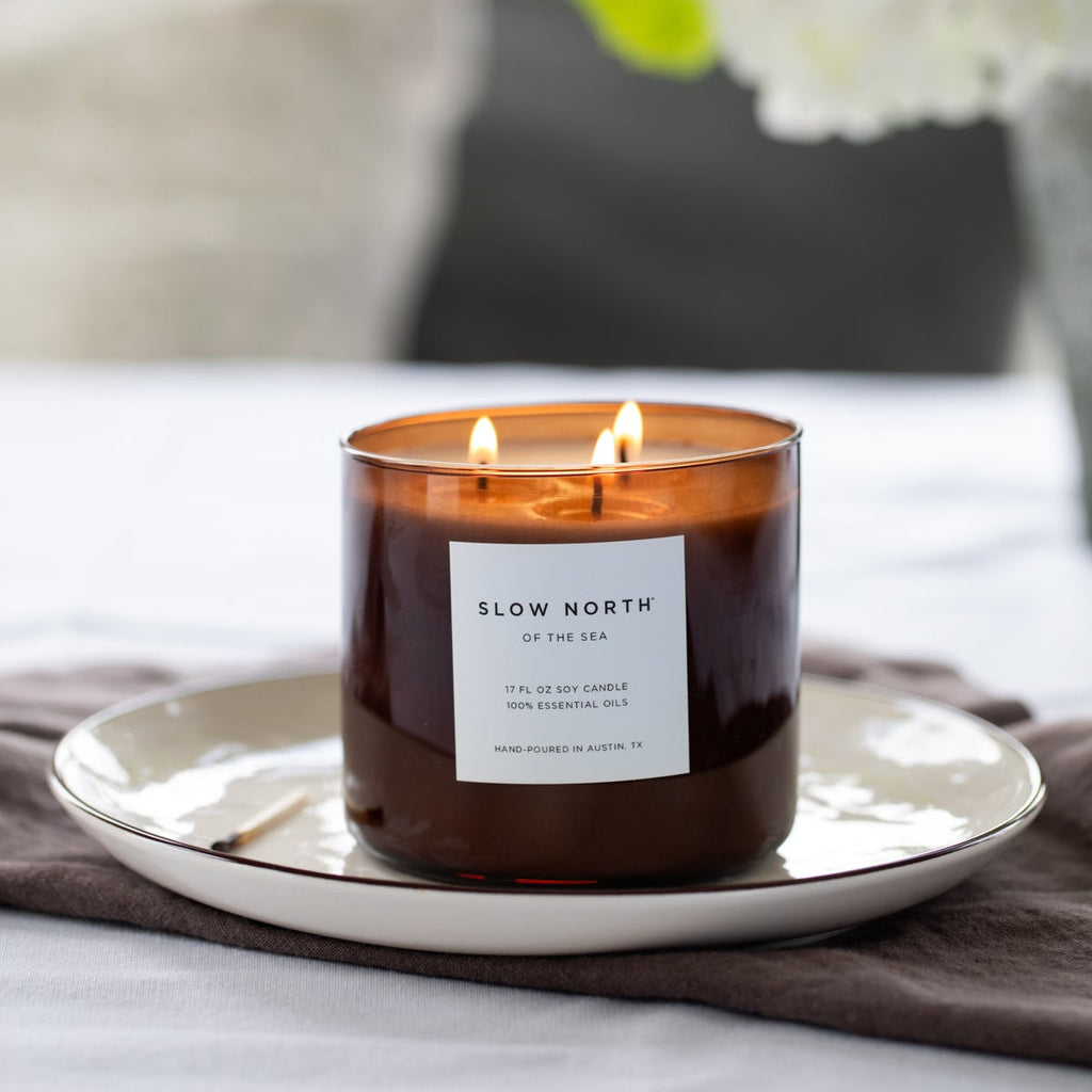 Of The Sea (Eucalyptus + Lavender + Peppermint) - Signature 3-Wick Candle