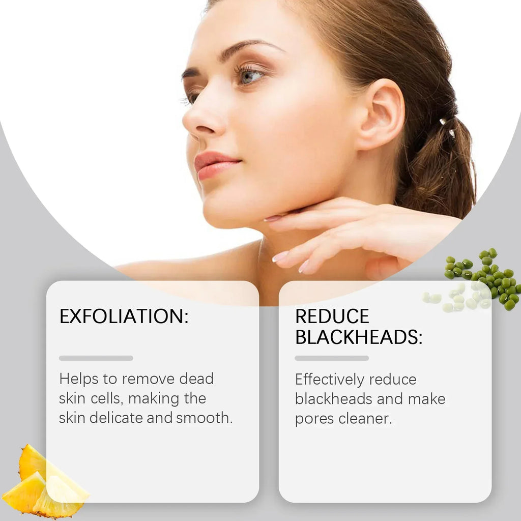 Enzyme Face Powder Wash Skin Oil Control Clean Facial Pores Remove Blackheads Pimples Refreshed Enzyme Face Cleanses Flour