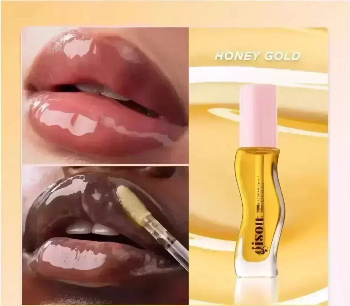 Original Gisou Moisturizing Lip Balm Lip Oil Gloss Care Of The Lips Benetitnt For Lips Plumping Exfoliating Plumping Gloss Oil