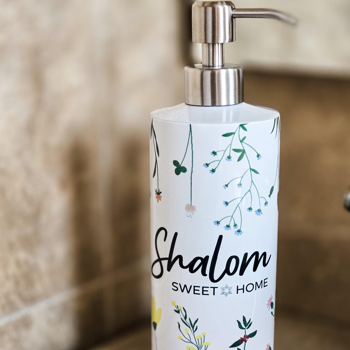 Wildflower Shalom Sweet Home Soap Dispenser